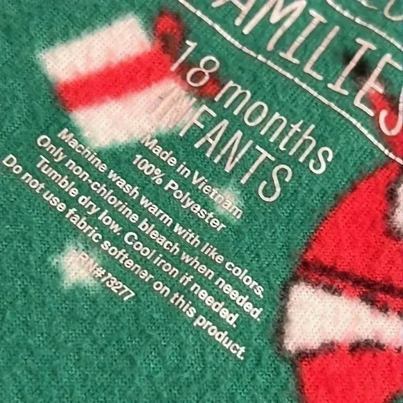 Baby/Infant Jammies For Your Families Santa Pattern Microfleece Blanket Sleep On - Picture 8 of 8